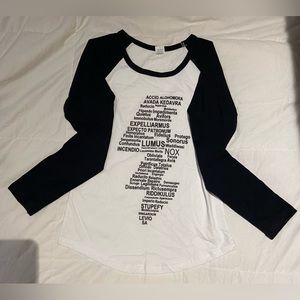 Women’s Harry Potter Long-Sleeve Cotton Shirt, Size Medium